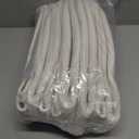 8 Pack Small Woven Basket Empty Decorative Gift Chest Box, Cute Baby Gift Basket for Nursery, Cotton Rope Room Shelf Storage Basket with Handles, White