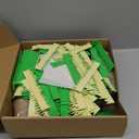 Gueevin 50 Pack Garden Paper Pot Craft Kit Flower Plant Spring Craft Including Peat Plant Pots Adhesive Foam Stickers Pot Stickers EVA Grass for DIY Flower Planting Growing