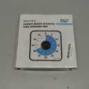 Secura 60-Minute Visual Countdown Timer, 7.5-Inch Oversize Classroom Visual Timer for Kids and Adults, Durable Mechanical Kitchen Timer Clock with Magnetic Backing (Green)