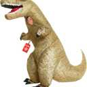Morph Jurassic Inflatable Dinosaur T-Rex Fancy Dress Costume Unisex - One size fits most