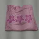 Cute Oversized Graphic Tees for Women Teen Girls Y2k Short Sleeve Graphic Baggy Shirt Vintage Aesthetic Streetwear (Small, Flower Pink)