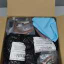 WB30M1 WB30M2 Electric Stove Burners & WB17T10006 Terminal Block Kit & WB31M19 WB31M20 Black Porcelain Burner Drip Pans Set Fit for G-E Ken-More Hot-Point Electric Range Burner Set by Fetechmate