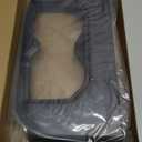 Aunginsy Rear Seat Central Armrest Cup Holder Cup Frame Trim Cover Compatible with Toyota Tundra/Sequoia 2022-2024 2025 Car Back Row Center Console Water Cupholder Decorative Sticker ABS Accessories (Oak Grain Pattern(Rear))