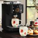 Cute Ceramic Coffee Mugs Gifts for Women Mom Grandma Mug Flower Tea Cup Set Butterfly Gift for Woman Ladies Her Valentine Birthday Mothers Day Unique Christmas Mug Gifts Cool Girly Fun Floral Teacup (Red)