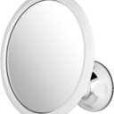 MIRRORVANA Anti Fog Mirror for Shower - Fogless, Shatterproof Shaving Mirror with 360° Swivel and Adjustable Suction Cup - 6.7" x 6.7" Round