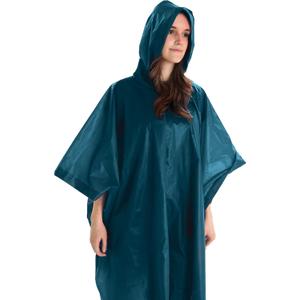 Coghlan's Rain Poncho: Lightweight, Waterproof, Reusable, Hooded Raincoat for Adults (Blue)