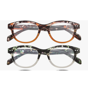 3 Pack Reading Glasses for Women, Stylish Eyeglasses with Spring Hinge, Blue Light Blocking Readers