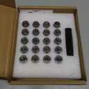 M14x1.5 Lug Nuts 14x1.5 7 Spline M14 x 1.5 Chrome Lug Nuts 2" Tall Set of 20 Pack 14mmx1.5 Acorn Aftermarket Wheel Lug Nut