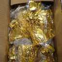 12PCS Balloon Weight Metallic Heavy Solid Balloon Pendant Pack Holder For Table Centerpieces Birthday Wedding Chrismas Party Decoration (Metallic Gold)