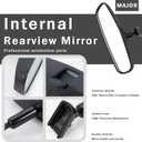 Interior Rear View Mirror Fits 2004-2020 Ford F150,1999-2019 F250/F350/F450/E150/E250/E350/E450 Super Duty 2002-2023 Explorer,2006-2020 Fusion,2016-2023 Transit,2007-2024 Edge,2011-2019 Fiesta
