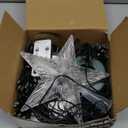 aneeway Christmas Tree Lights with Star Toppers, 410 LED Christmas Lights with 8 Modes & Memory Function, 6.6FT x 16 String Lights with Remote Control & Timing for Xmas Ornaments - Warm White