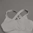 RUNNING GIRL Sports Bras for Women,Padded Strappy Sports Bras Criss-Cross Back Medium Support Sports Bras with Removable Cups