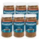 Postum Coffee Substitute Original (6x8oz) | Coffee Alternative Caffeine Free with Roasted Wheat Bran & Molasses | Natural, Non-GMO, Vegan Coffee Replacement Drink | Gourmet & Pantry Pack, Best By: 04/28/2028