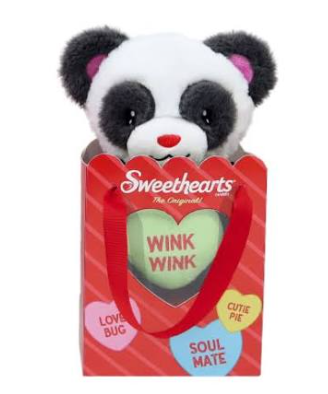 Sweethearts Plush Panda, 1ct 