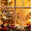 Never Forget The Difference You Make, Leaving Gifts for Colleague, Thank You Gifts, Teacher Gift, Friend Gift, Crystal Christmas Ornament