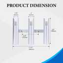 Aluminium Wall-Mounted Fishing Rod Holder for Boat, Garage & Marine - Holds Rods & Poles