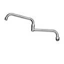 Krowne 19-226L Krowne Silver Series Replacement Spout, 18" Double Jointed spout, fits Krowne Silver Series faucets