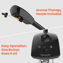 TASALON Ionic Facial Steamer, Professional Face Steamer for Facial, Esthetician Steamer for Face Spa and Salon Beauty, Hot Ionic Mist Face Steamer for Facial Deep Cleaning Skin Care Equipment- Black