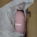 SENSARTE Nonstick Skillet with Lid 12-inch, 5QT Ceramic Deep Frying Pan, Non Toxic Saute Pan with Lid, Healthy Dishwasher Safe Cooking Pot, Induction Pan with Stay-cool Handle, Pink