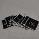 Sewroro 3sets Travel Dispenser Stickers Self-Adhesive Shampoo Bottle Labels Multi-Style Body Wash Lotion Stickers Labels for Organized Toiletries (8.00X7.00X0.01CM, Black)