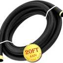 6AN Fuel Line Hose 20FT Nylon Braided Stainless Steel Fuel Hose CPE Rubber Fuel Line Used For Gas Diesel Engine Oil Hydraulic
