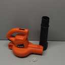 MAXLANDER Leaf Blower Corded, 7-AMP 350CFM/155MPH Electric Leaf Blower, Lightweight Handheld Small Leaf Blowers for Lawn Care