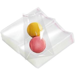 RONSBILL 400PCS 3.2Mil Clear Self Sealing Cellophane Bags 3x5 Inches Cookie Bags Self Adhesive Resealable Cellophane Bag for Packaging Cookies Party Favors Candy Gifts Jewelry Thick