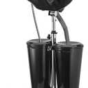 Adjustable Portable Shampoo Bowl with Electric Pump,Hair Washing Station Sink with Buckets&Drain Hoses,Portable Wash Bowl for Hairstylist,Portable Salon Sink Hair Wash Basin for Home Barber Use, 21.3 x 19.7 x 14.2 inches