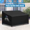 SIRUITON 2-Seat Garden Patio Sofa/Loveseat/Bench Cover 51" W x 27" D x 35" H,Heavy Duty 420D Oxford Waterproof Outdoor Sofa Cover, Lawn Patio Furniture Covers
