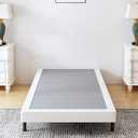 Box Springs Twin 4 Inch, 1500lbs Heavy Duty Metal Frame Mattress Foundation, Non-Slip/No Noise/Easy Assembly/Easy Clean Cover