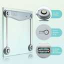 Etekcity Digital Body Weight Bathroom Scale, Large Blue LCD Backlight Display, High Precision Measurements,6mm Tempered Glass, 400 Pounds (Blinding Silver)