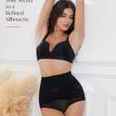 GYDEK Tummy Control Shapewear Panties for Women-High Waisted Body Shaper Underwear Seamless Shapewear Panty Girdle (Black, M)