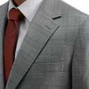 Haggar Men's Haggar Men's Jmh Premium Stretch Tailored Fit Suit Separates - Pants and Jackets (Gray, XL)