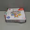 Baby Stroller Arch Toy, Car Seat Toys, Adjustable Arch Stroller toy with Hanging Sensory Activity toys,fits on Baby Bouncer, Bassinet, Stroller, Crib and Car Seats for baby infant Boy Girl 0-18 Months (Set of 4)