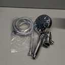 High Pressure 10-mode Detachable Shower Head with Handheld, Showerhead with ON/OFF Pause Switch, 15 Stage Water Softener Filters for Hard Water Remove Chlorine, Meet cUPC and CEC Certification (Star Silver)