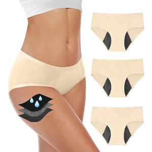 Period Underwear For Women, Leak-Proof Hipster, Brief, Heavy Flow, 2 Pack,Large