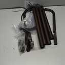 Pipishell Coat Rack with 14 Hooks, Freestanding Coat Rack Stand for Entryway, Hallway, Bedroom, and Office, Metal Coat Tree & Hat Rack for Coats, Hats, and Bags, Brown