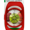 2pcs Apple Corer and Slicer with Stainless Steel Blade for Precision Cutting, Red