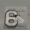 3PCS White Chenille Numbers Patch, Large Size 4-1/2" Iron on Number Patches Varsity Patches for Clothing, 6 (White Black Edge)