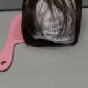 NAYOO Bangs Hair Clip Real Human Hair Toppers 3603D Cover Clip in Bangs Hair pieces for Women French Bangs for Daily Wear, Brown 