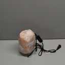 POHS 7 Inches,4-5 lbs, 100% Authentic Natural Himalayan Pink Salt Lamp, Hand Crafted Wooden Base, with on & Off Switch