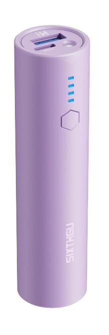 Portable Charger, 5000mAh Mini Power Bank, S03 Pocket Size Fast Charging USB-C (in & Out) Compatible with iPhone Series, Android Phone and More, Purple