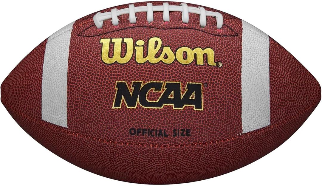 Wilson NCAA Composite Football - Official Size, Brown, 1