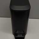 Cesun Small Bathroom Trash Can with Lid Soft Close, Step Pedal, 6 Liter / 1.6 Gallon Stainless Steel Garbage Can with Removable Inner Bucket, Anti-Fingerprint Finish (Matt Black)