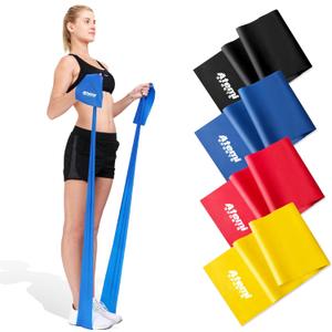 Exercise Bands for Physical Therapy | Resistance Band for Fitness, Yoga, Pilates | Long Resistance Bands for Working Out | Elastic Band for Exercise | Stretch Band