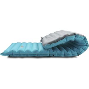 ZOOOBELIVES Extra Thickness Inflatable Sleeping Pad with Built-in Pump, Most Comfortable Camping Mattress for Backpacking, Car Traveling and Hiking, Compact and Lightweight - Airlive2000 (Fantasy Blue)