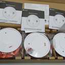 Kidde Smoke and Carbon Monoxide Detector, 10-Year Battery Powered, with Voice Alerts, LED Status Lights, 85 dB Alarm, 5 inches, 30CUD10-V, 3 Pack