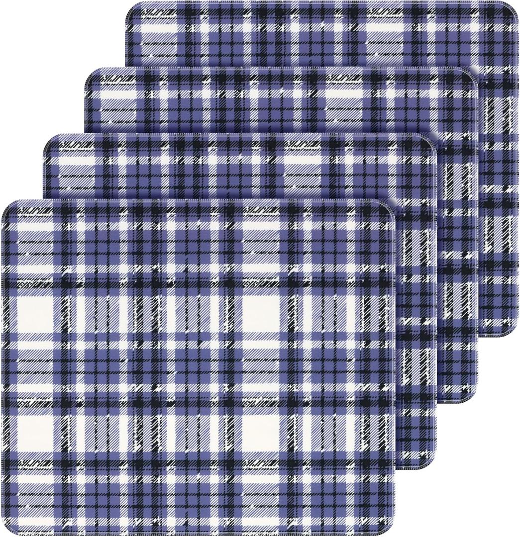 Waterproof Chair Pad, Washable & Reusable - Incontinence Seat Protector, Also as Bed Pad for Men and Women (Dark Blue, 22" x 21" | 4 Pack)