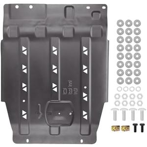 YEHERIT Transmission Skid Plate Gearbox Splash Shield Guard Compatible with 2015-2022 Ford F150 3D Manganese Steel Replace OEM Diaper