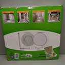 24Inch White Large LED Flush Mount Ceiling Light, 50W, 5480LM, 3CCT, 24" 1PK